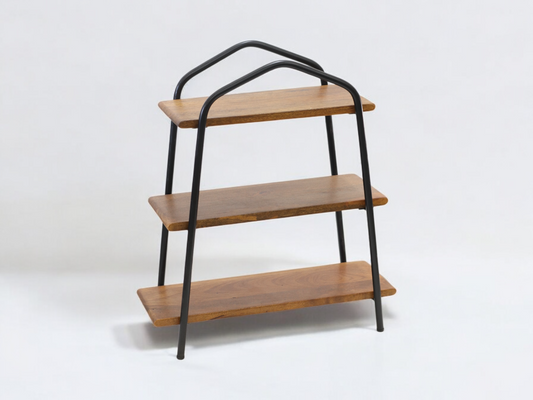 Woodmint — Canton Wooden and Iron 3 Tier Shelve — Image 2