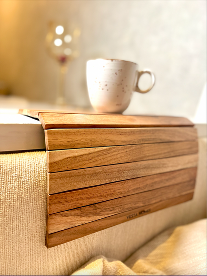 Woodmint — Zgodan Acacia Sofa Arm Tray/ Dinning Mat — Image 5