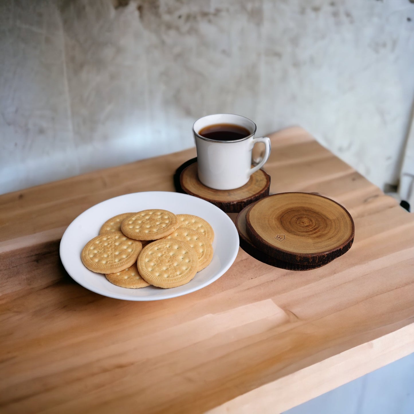 Woodmint — Acacia Log Live Edge Coaster — Image 4