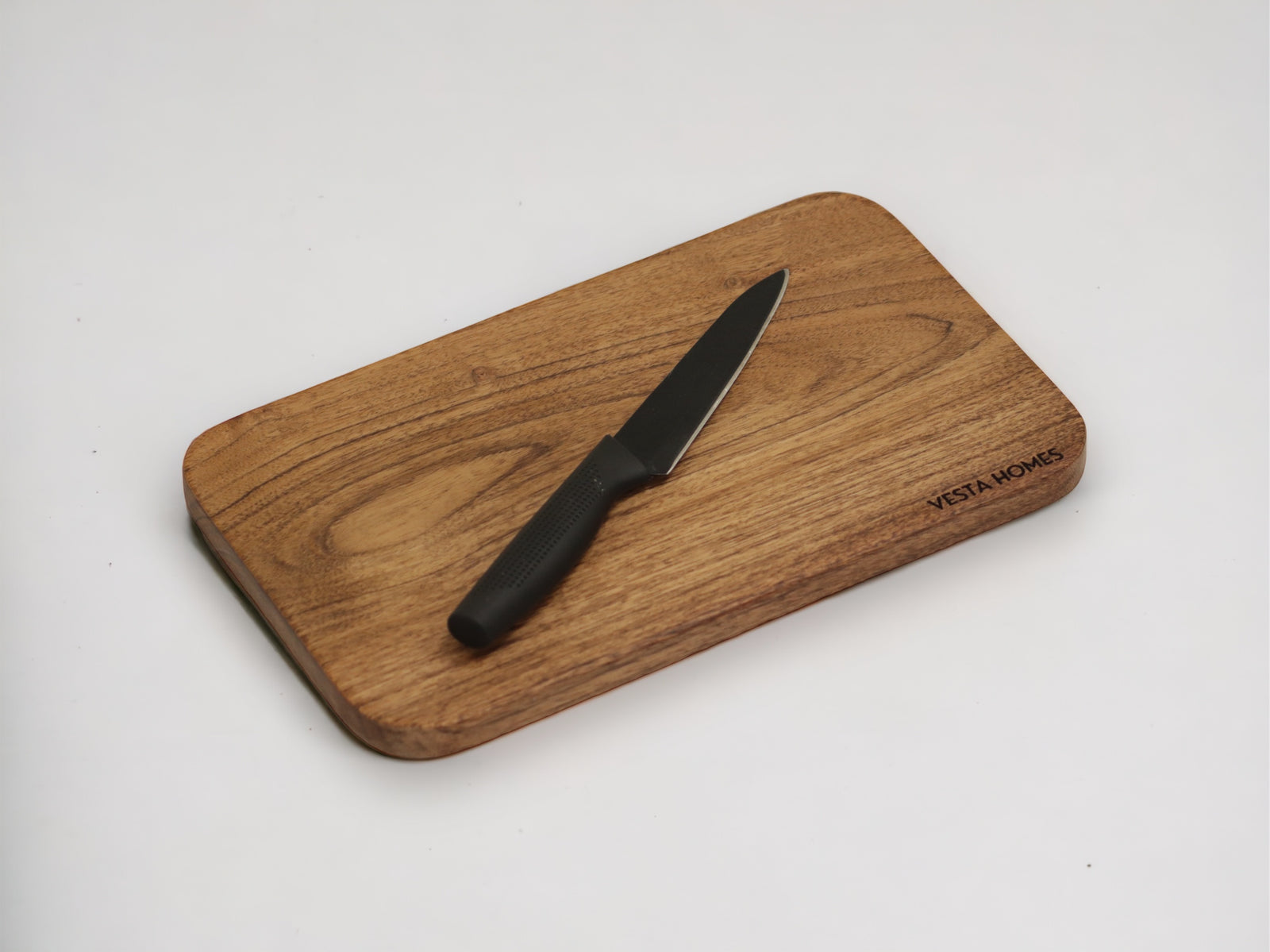 Woodmint — Alinafe Acacia Single Block Chopping/Serving Board — Image 4