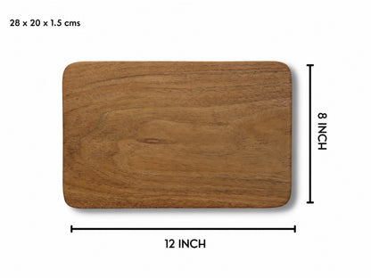 Woodmint — Alinafe Acacia Single Block Chopping/Serving Board — Image 5
