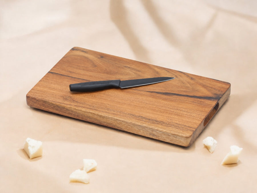 Woodmint — Aiden Large and Thick Single Block Acacia Wood Chopping Board — Image 1