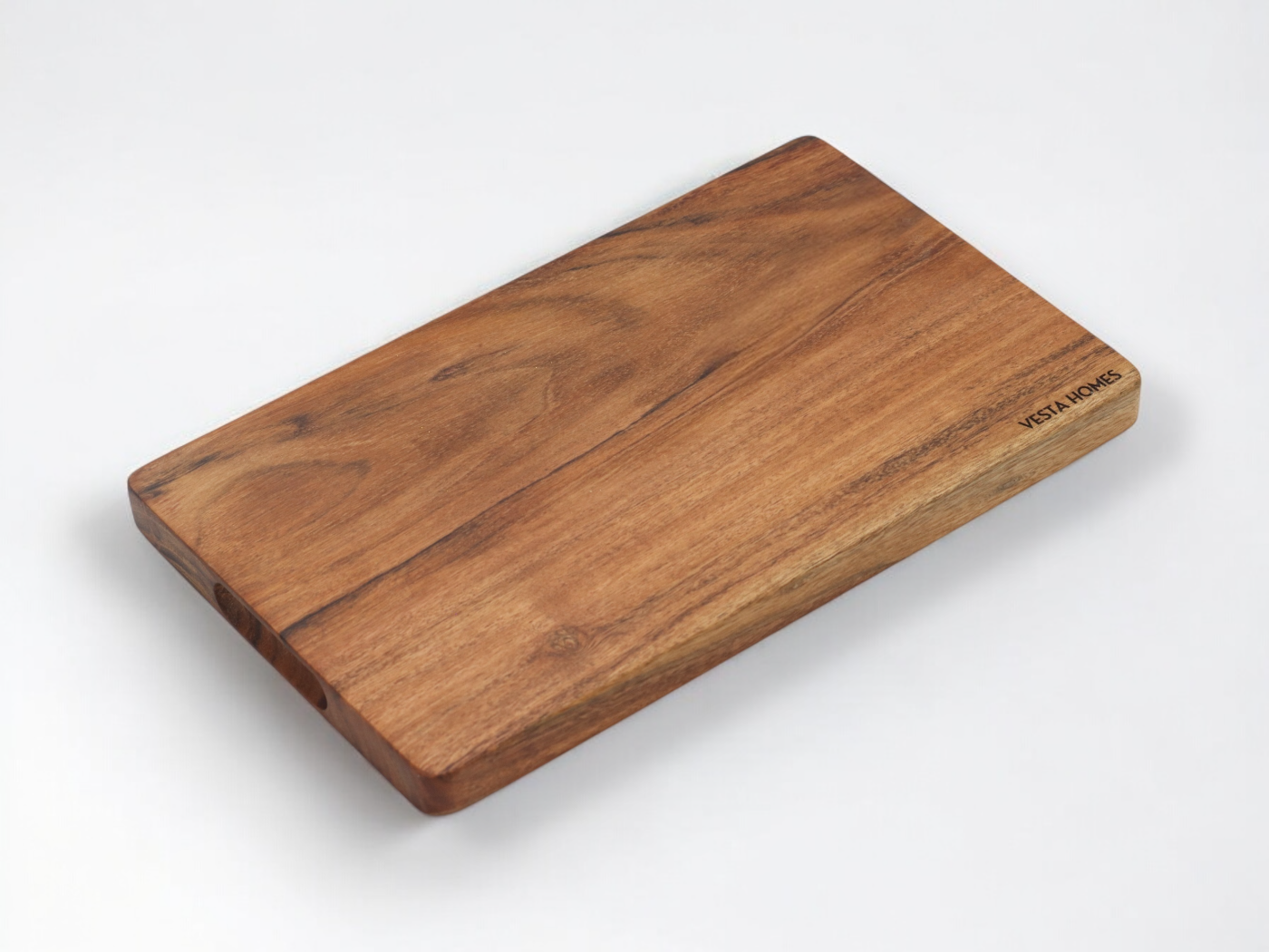 Woodmint — Aiden Large and Thick Single Block Acacia Wood Chopping Board — Image 6