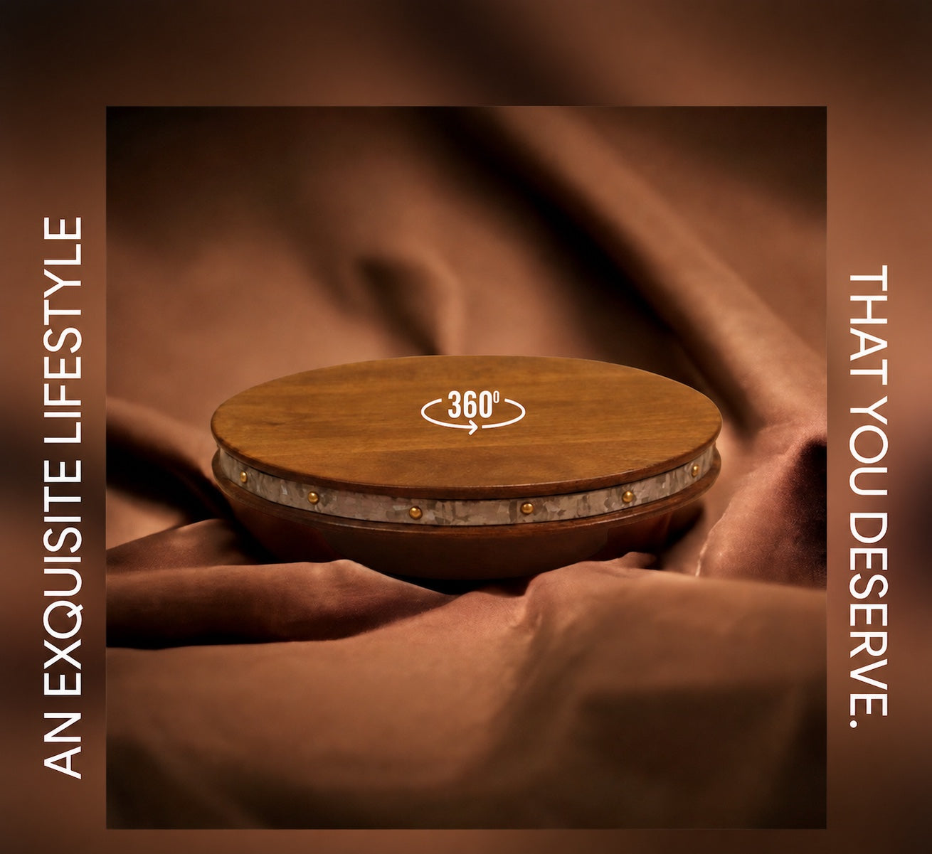 Woodmint — Alfa 360 Degree Medium Rotating Cake Stand — Image 3