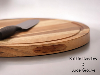 Woodmint — Cierra Round Edge Grain Cutting Board — Image 3