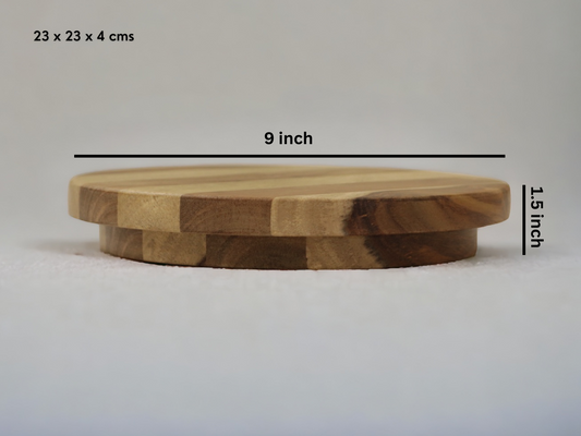 Woodmint — Cierra Wooden Rolling Board/ Chakla — Image 2