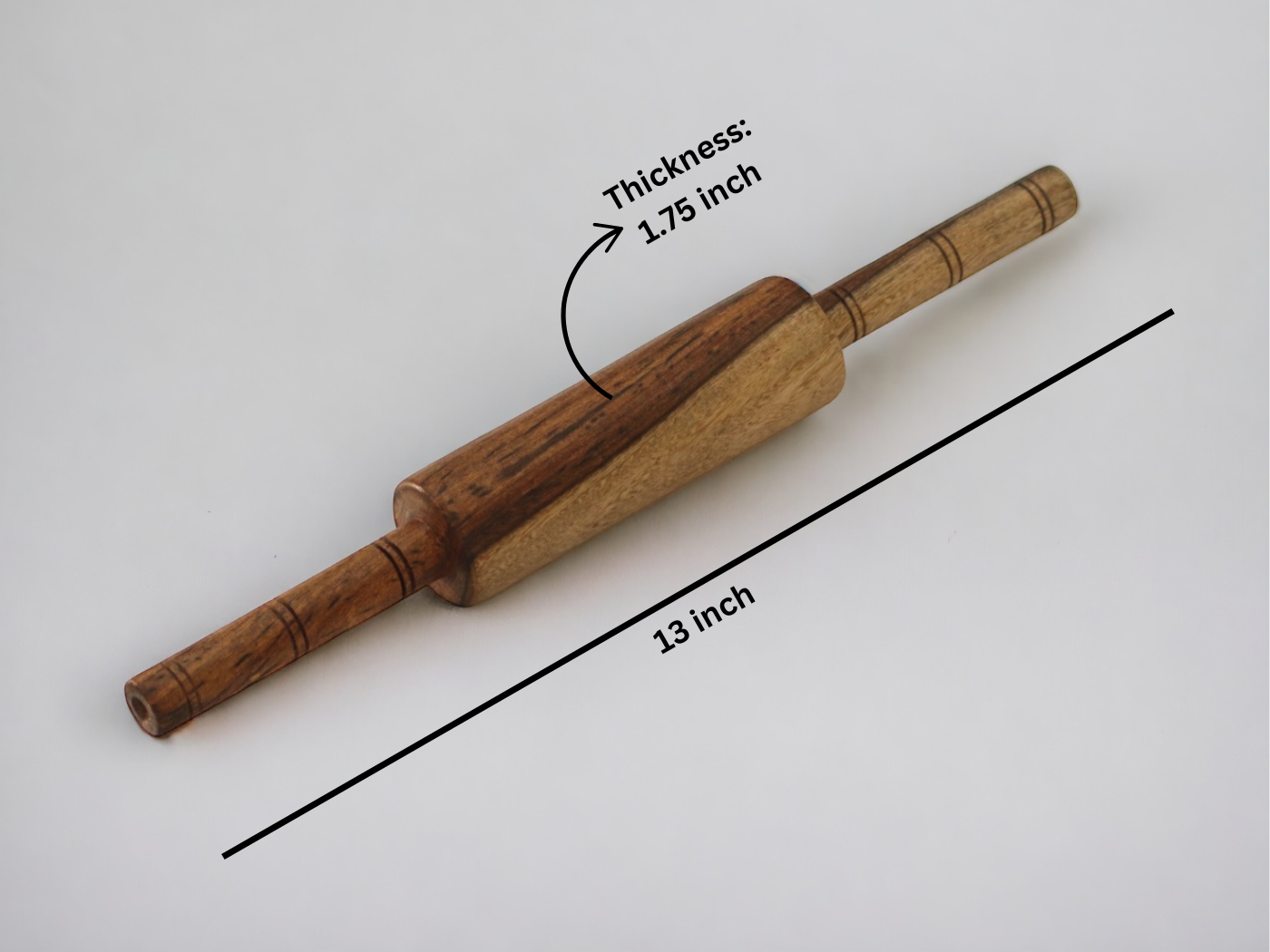 Woodmint — Cierra Wooden Chakla & Rolling Pin with Stand — Image 6