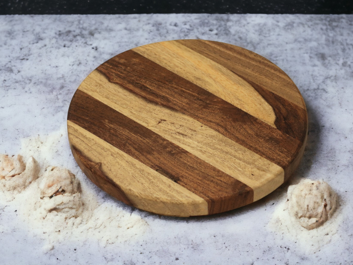Woodmint — Cierra Wooden Chakla & Rolling Pin with Stand — Image 8