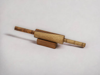 Woodmint — Cierra Wooden Chakla & Rolling Pin with Stand — Image 9