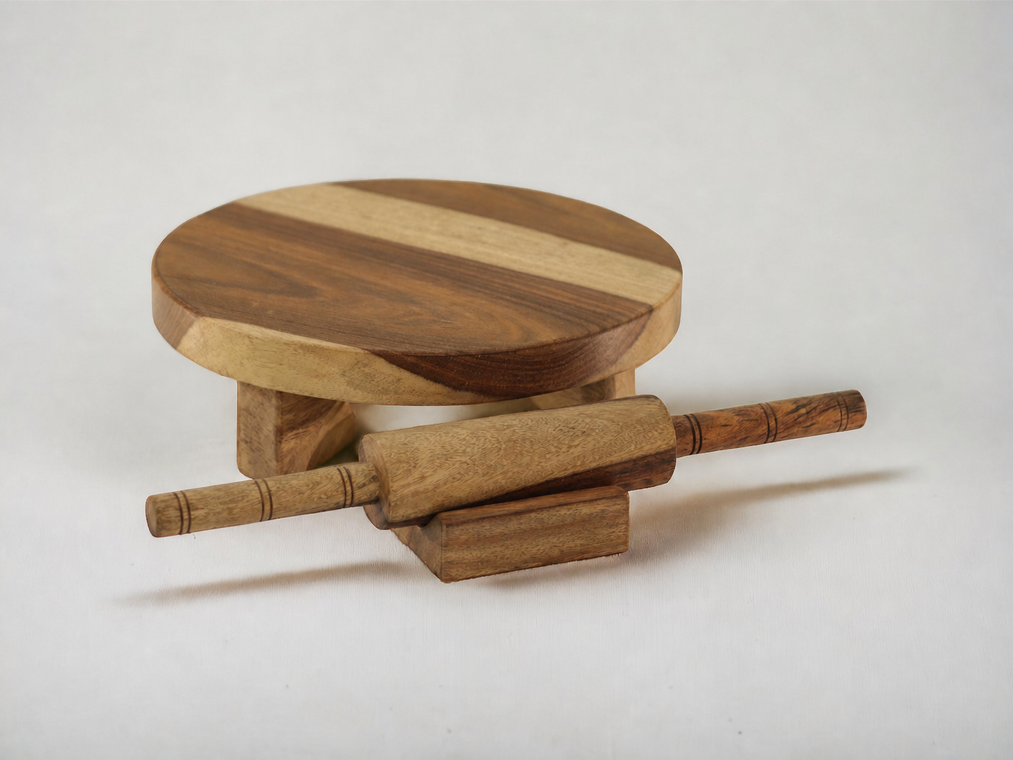 Woodmint — Morbi Chakla & Rolling Pin with Stand — Image 5