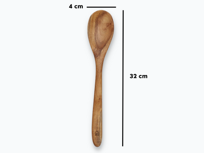 Woodmint — Neem Wood Kitchen Cooking Spoons Set of 3 — Image 6