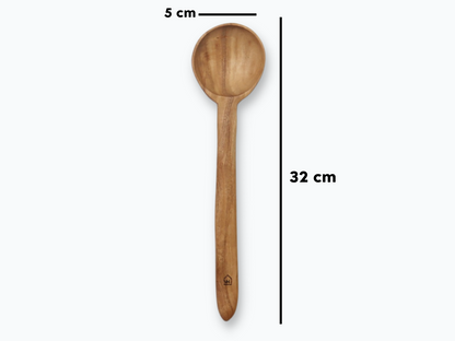 Woodmint — Neem Wood Kitchen Cooking Spoons Set of 3 — Image 7