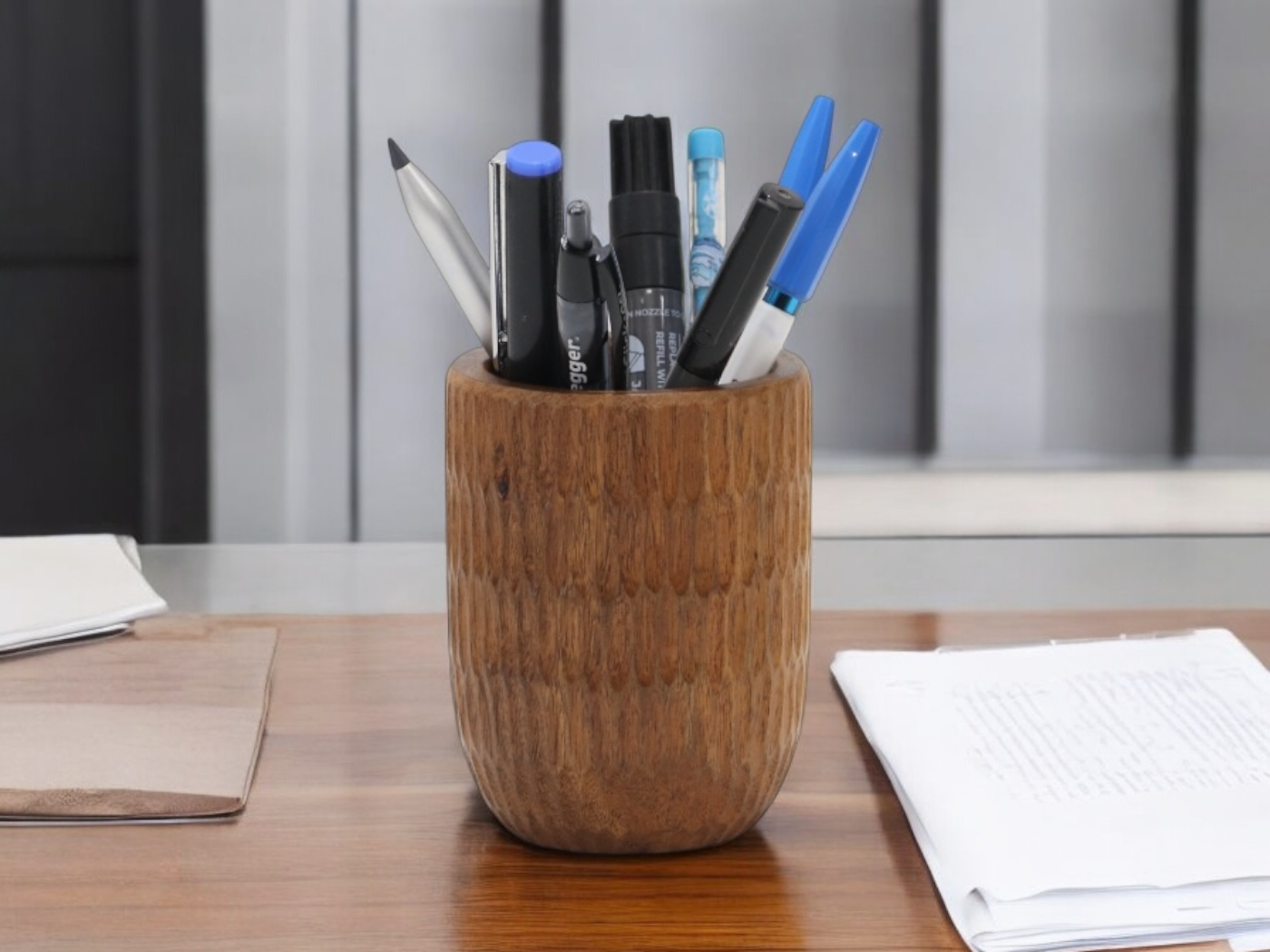 Woodmint — Oscar Multipurpose Wooden Cutlery Holder — Image 2
