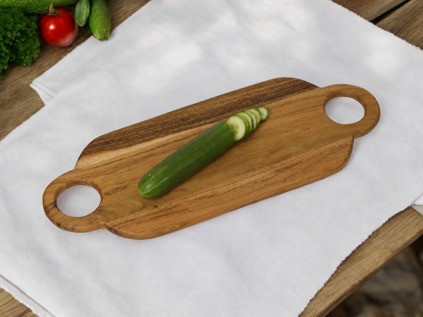 Woodmint — Otto Acacia Chopping Board & Serving Platter — Image 6