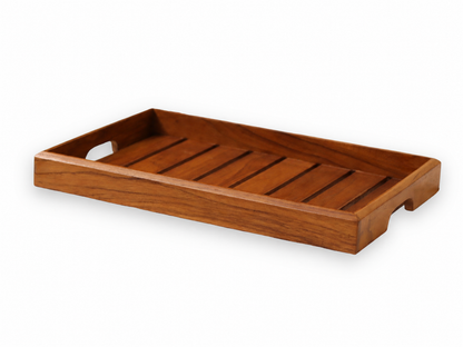 Woodmint — Rivika Large Teak Wood Tray — Image 6