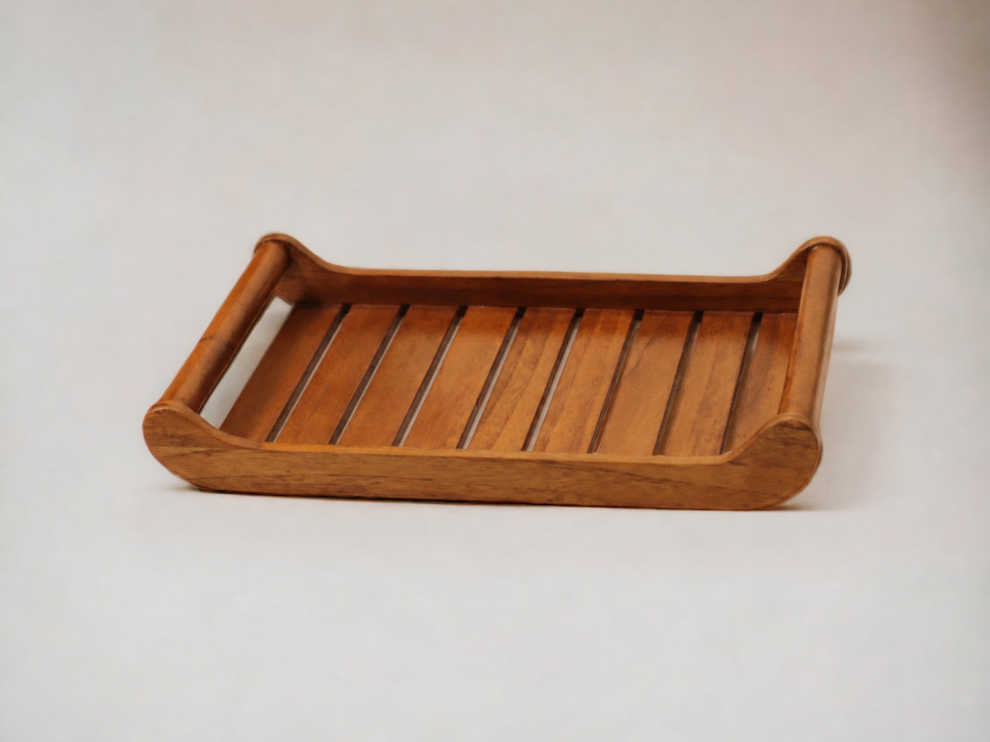 Woodmint — Romper Large Teak Wood Tray — Image 2