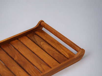 Woodmint — Romper X-Large Teak Wood Tray — Image 3