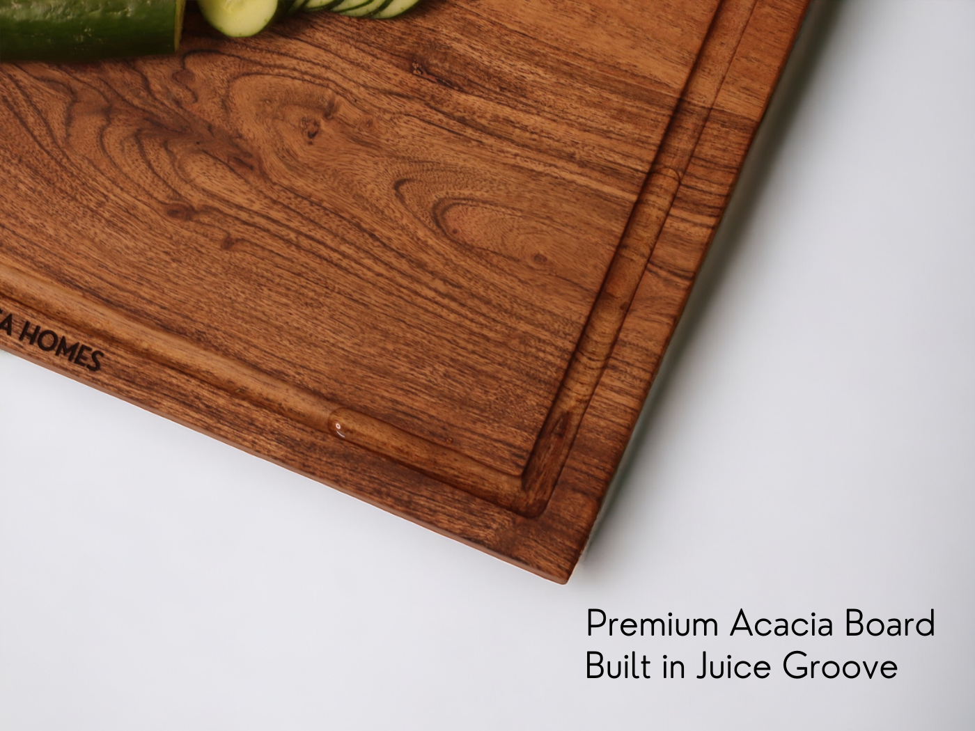 Woodmint — Samara Acacia Wood Chopping Board — Image 3