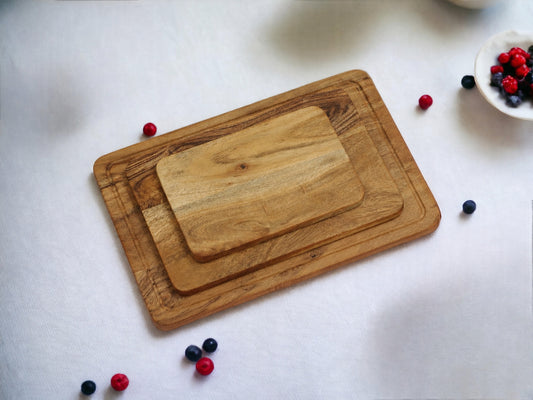 Woodmint — Loki set of 3 Acacia Chopping Board — Image 1