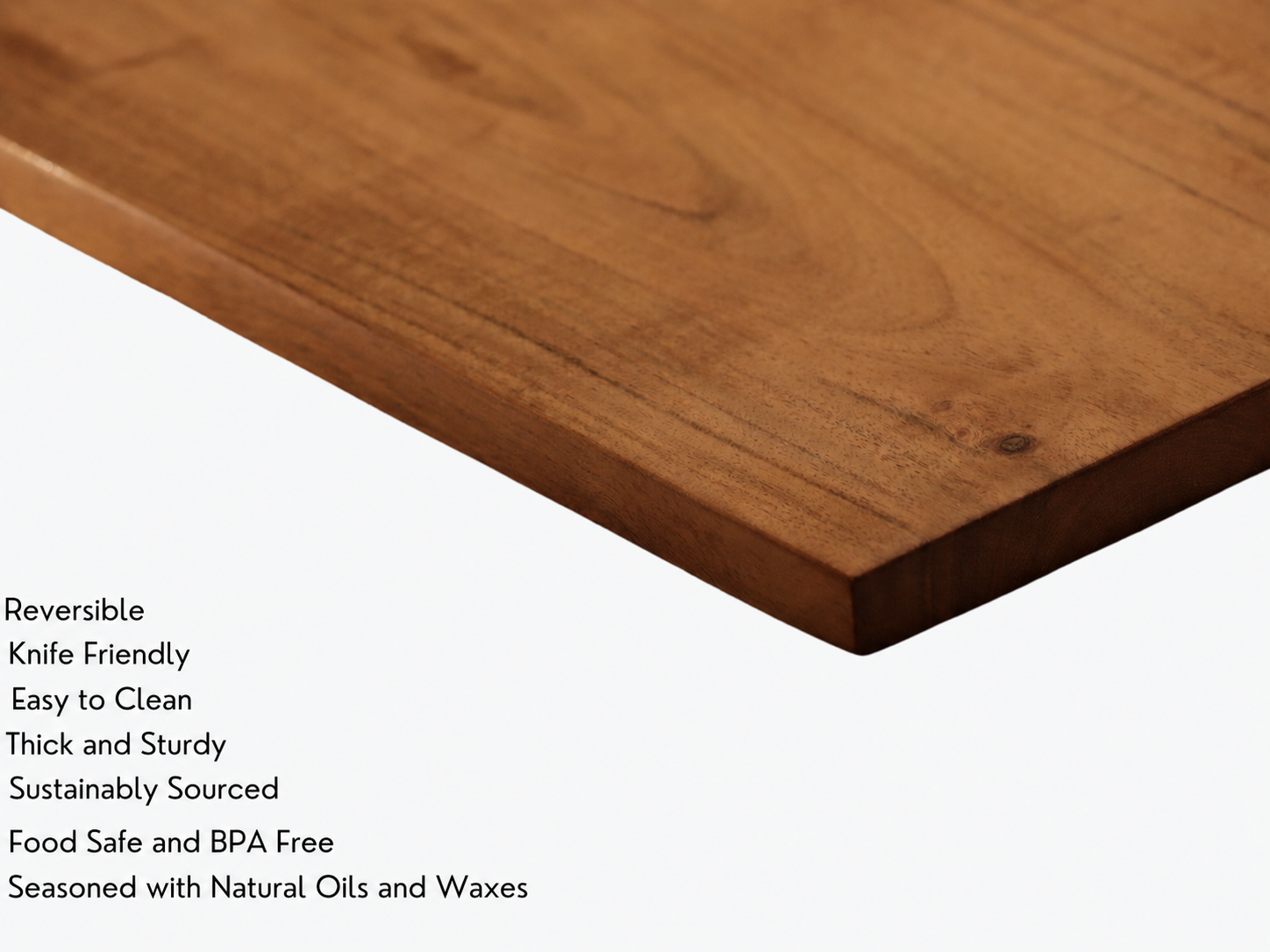 Woodmint — Jupiter Single Block Acacia Wood Chopping Board — Image 4