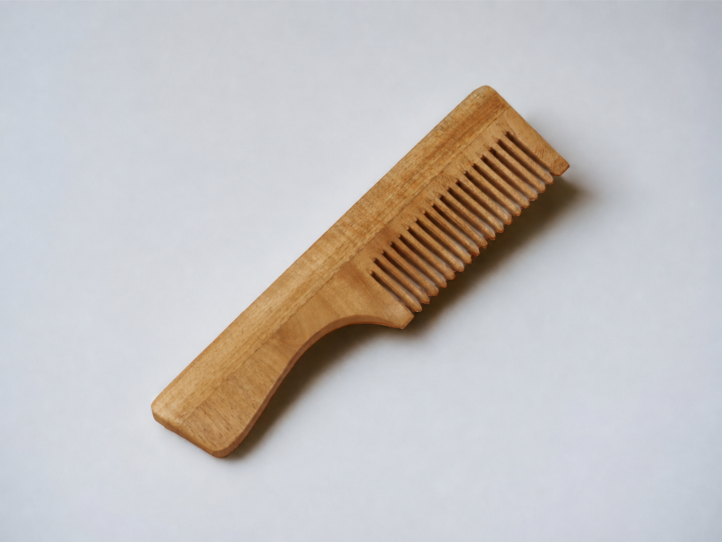 Woodmint — Veda Neem Wood Wide Tooth Comb — Image 1