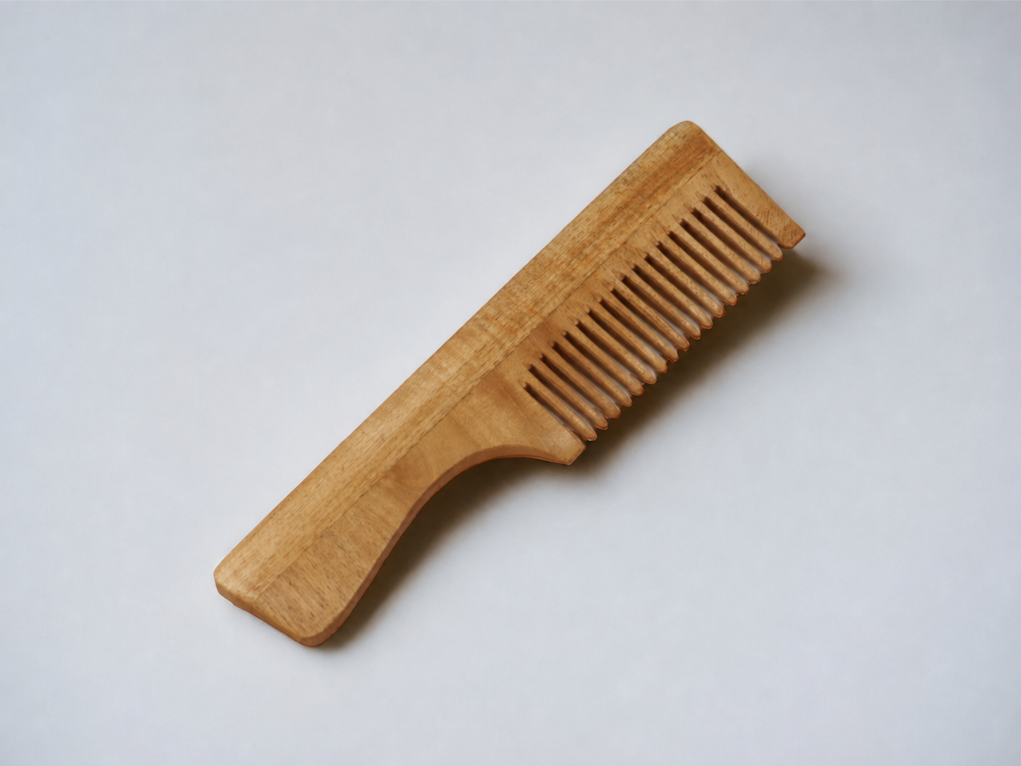 Woodmint — Veda Neem Wood Wide Tooth Comb — Image 1