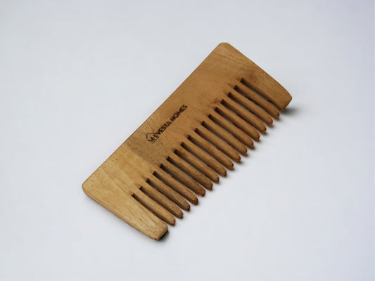 Woodmint — Veda Neem Wood Wide Tooth Comb — Image 1